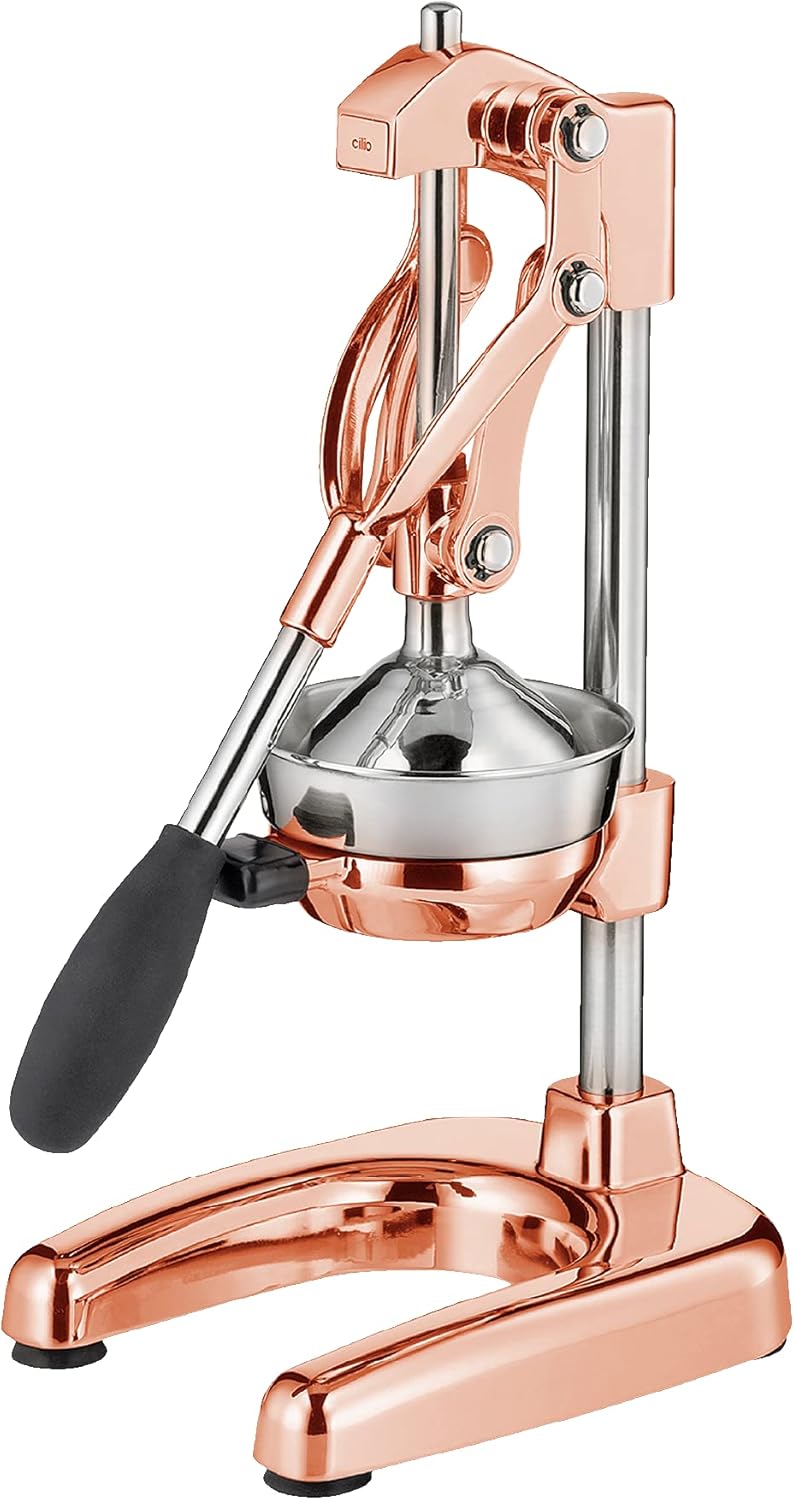 Cilio Copper Citrus Press Juicer: Commercial Grade Power