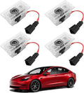 Tesla Car Door Logo Projector Puddle Lights 2025 Upgraded