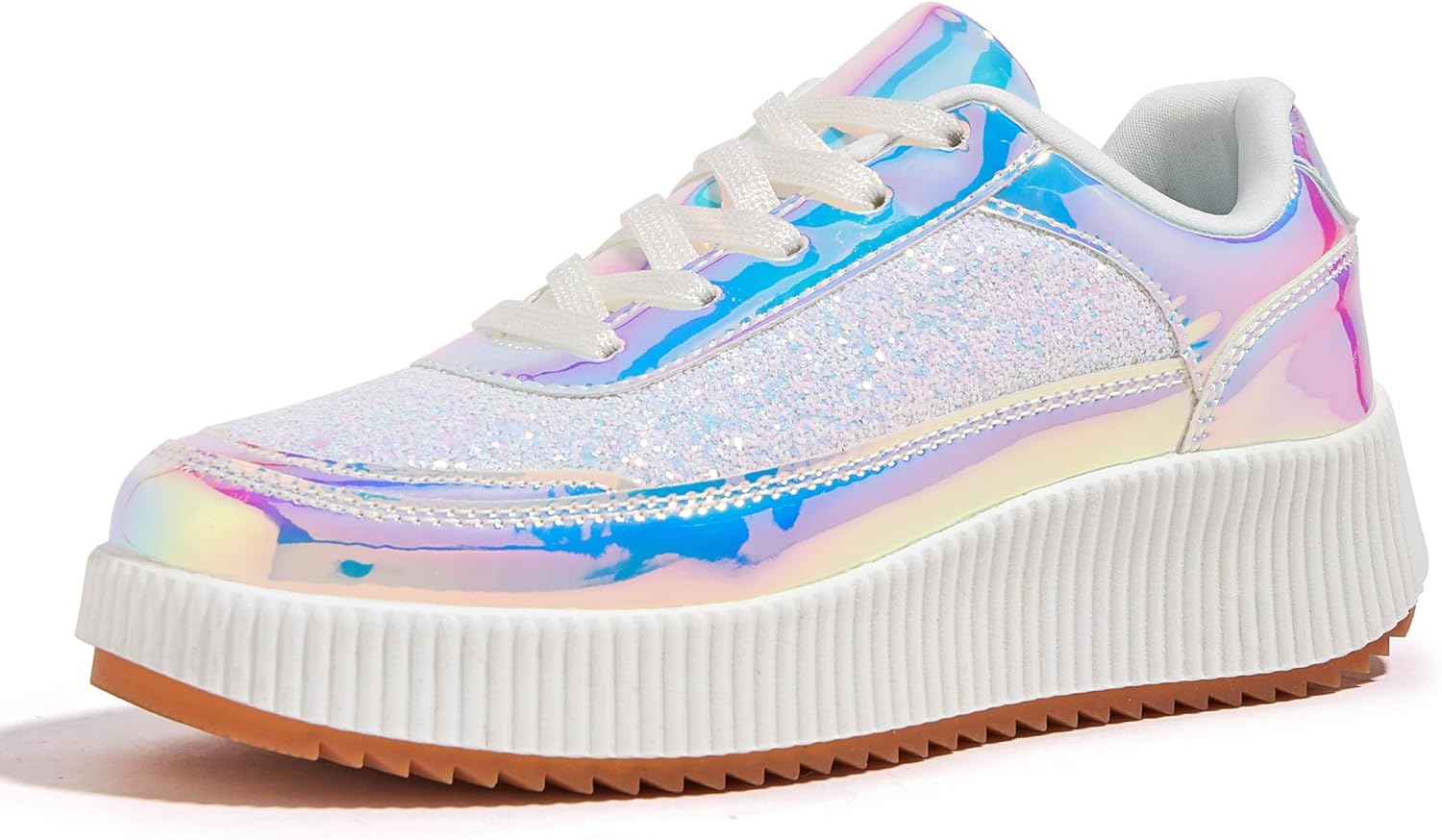 LUCKY STEP Women's Platform Sneakers for Fashionable Comfort