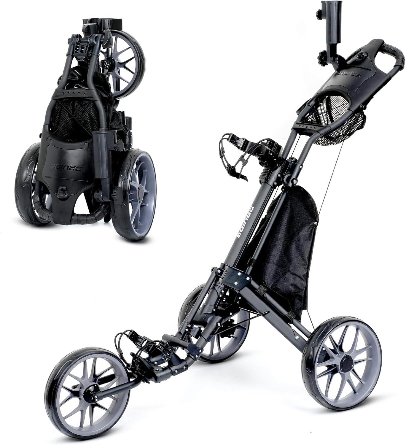DRUIDS Golf Push Cart: Lightweight & Compact with Cooler