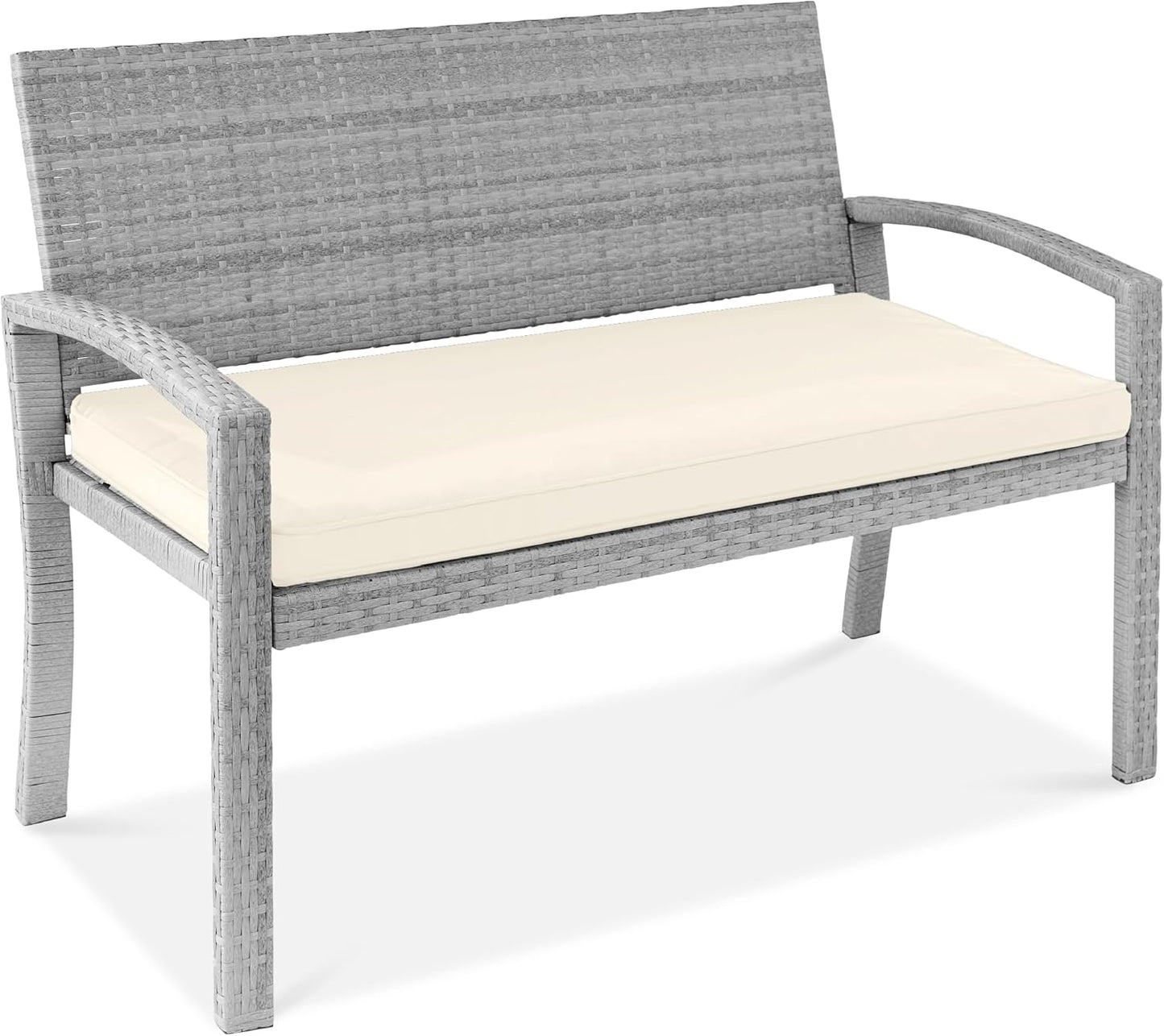 Best Choice Products Outdoor Bench for 2-Person Seating Comfort