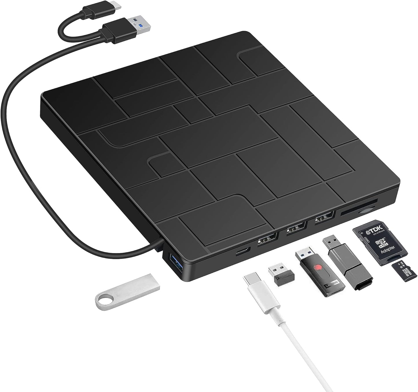 Hyripe External DVD Drive: Fast Data Transfer & Multi-device Compatibility