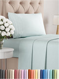 Twin Size 3 Piece Sheet Set Ice Blue - Cooling Ultra-Soft Luxury