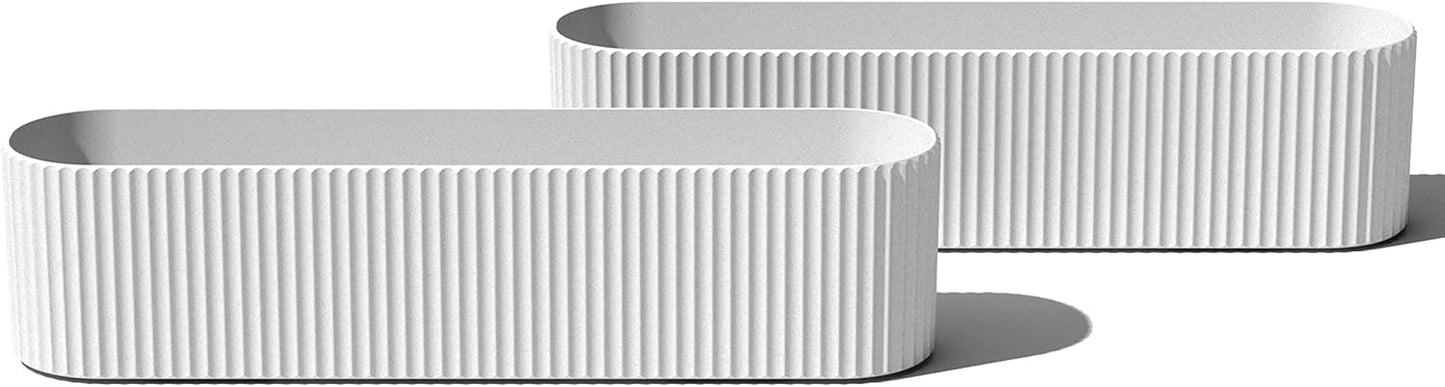 Veradek Demi Series Window Box Planter - Durable Modern Decor