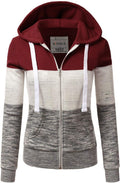 DOUBLJU Plus Size Zip-Up Hoodie Jacket for Trendy Everyday Use