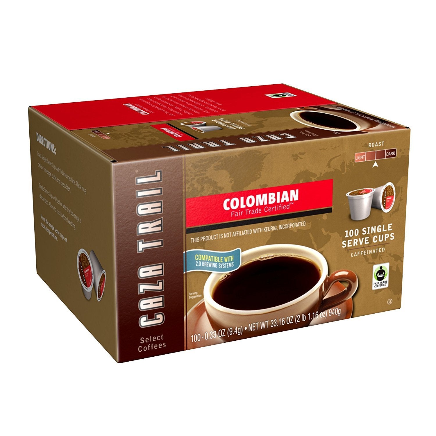 Caza Trail Colombian Coffee Pods for a Perfect Morning Brew