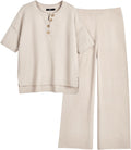 LILLUSORY Lounge Sets for Women 2 Piece Casual Outfits - Cozy Knit