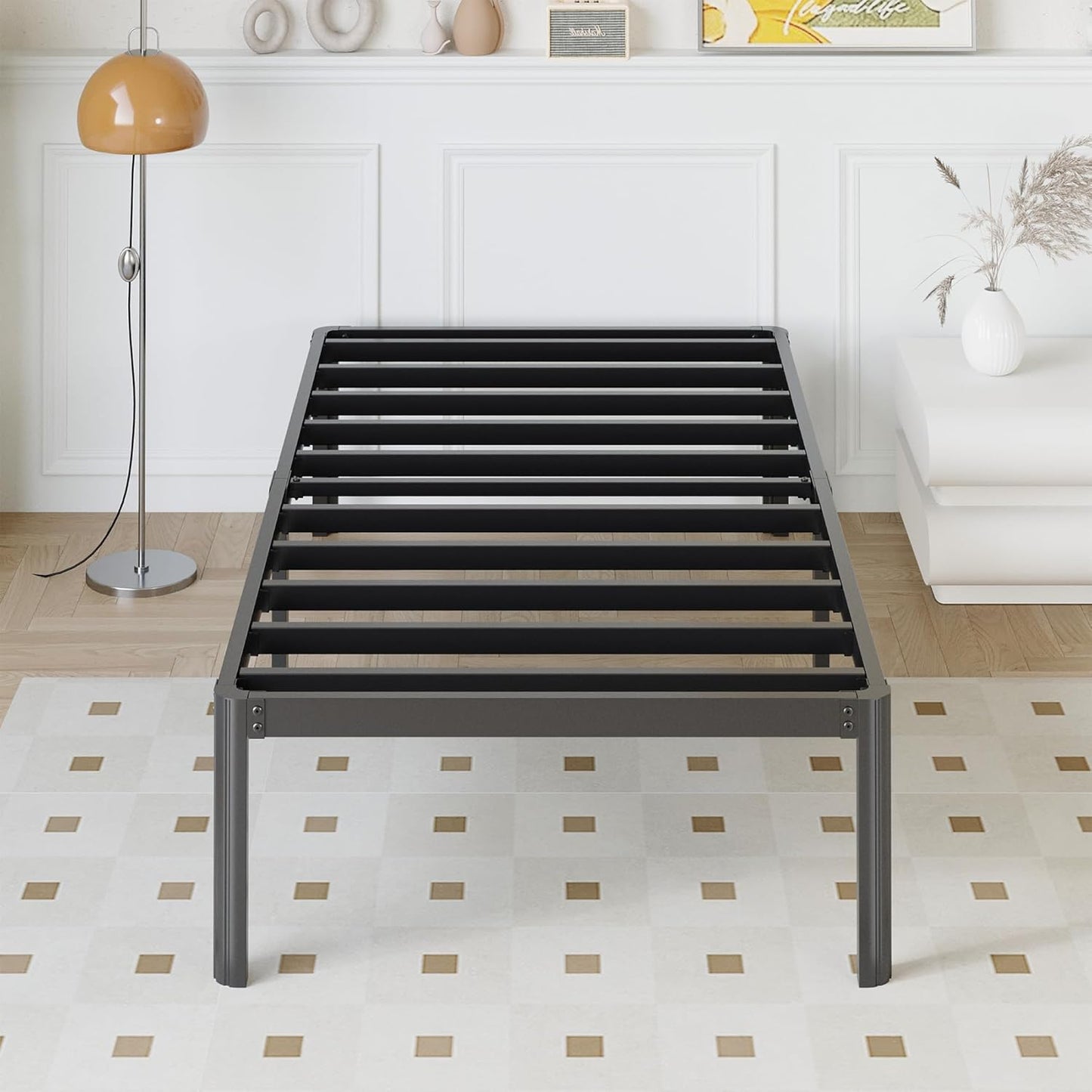 14 Inch Twin XL Bed Frame Heavy Duty Metal Platform Bed Frame