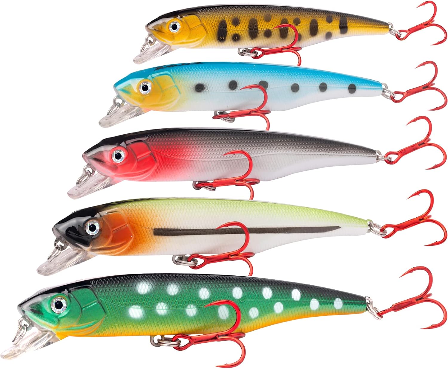 5PCS XBLACK Lures Set - Catch Big Fish!