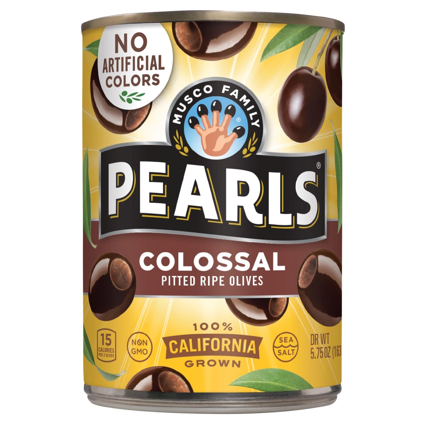 Pearls Colossal Ripe Pitted Olives - Delicious Snack Option