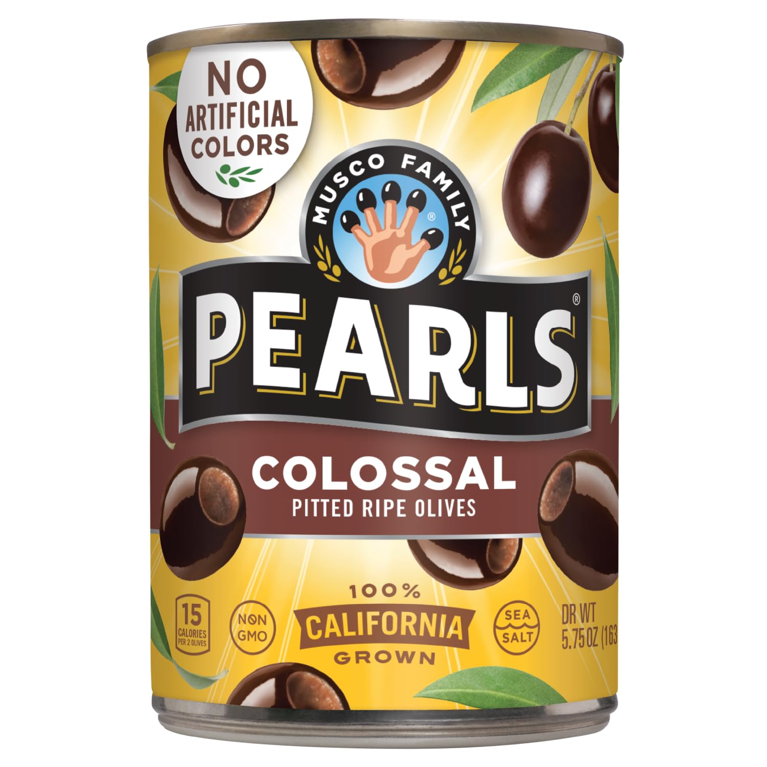 Pearls Colossal Ripe Pitted Olives - Delicious Snack Option