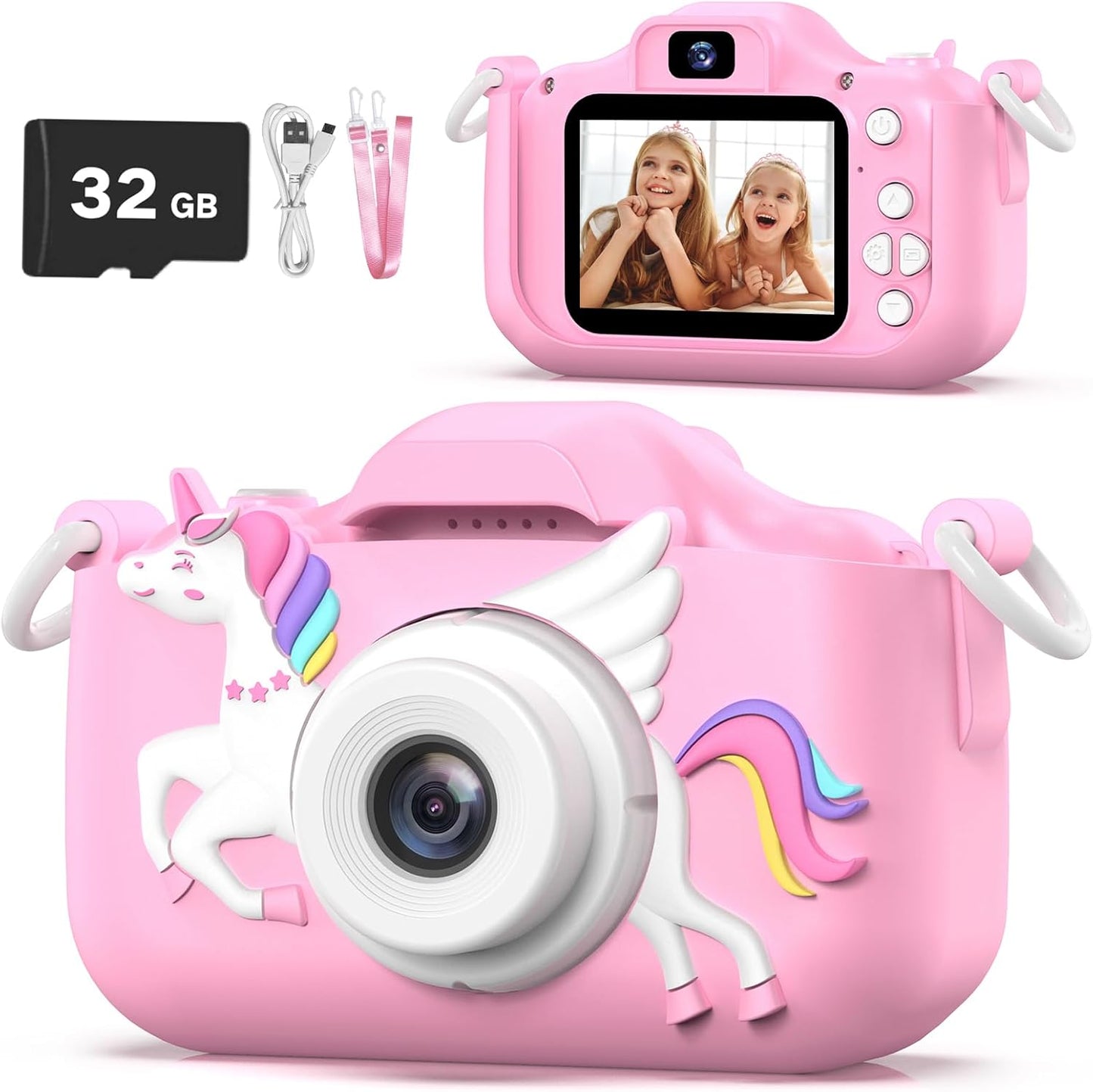 Girls Selfie Camera - Perfect Gift for Little Princesses!