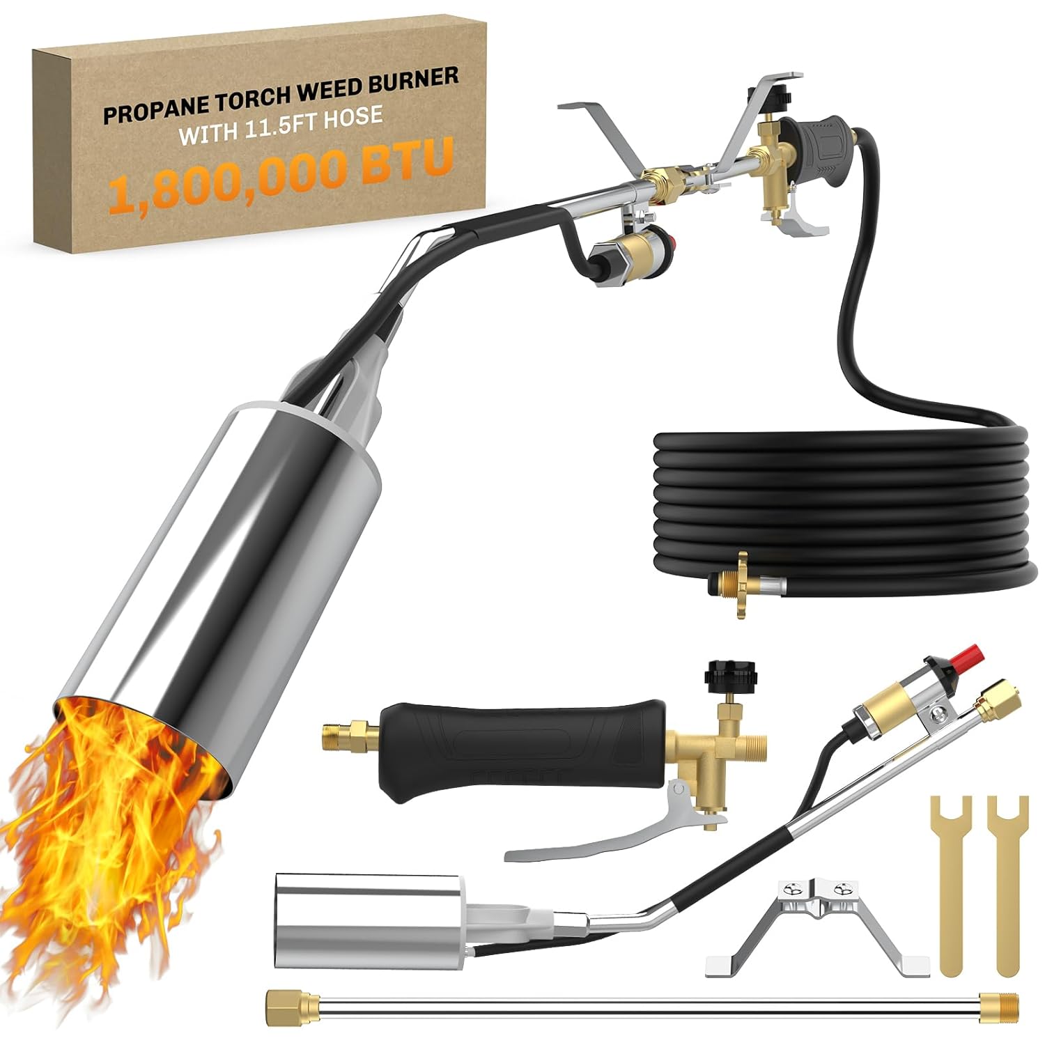 Powerful Propane Torch Weed Burner for Efficient Weeding Tasks
