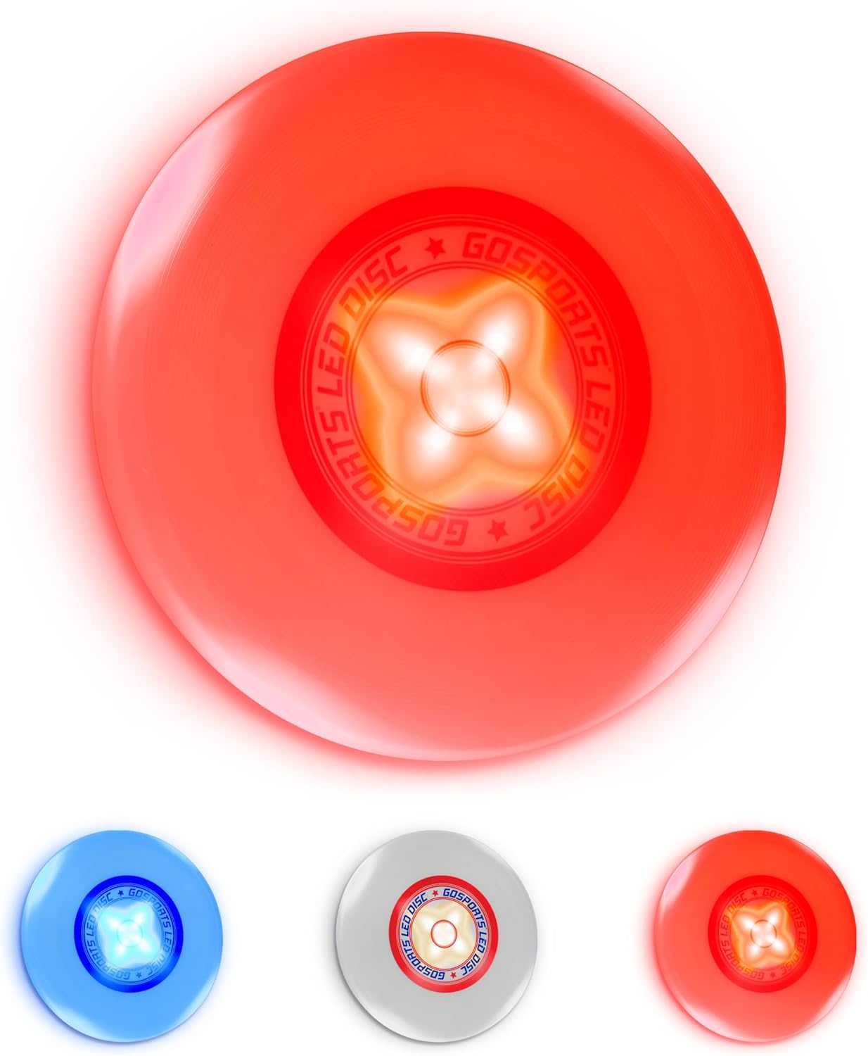 GoSports Light Up Flying Disc - Ultimate Nighttime Fun!