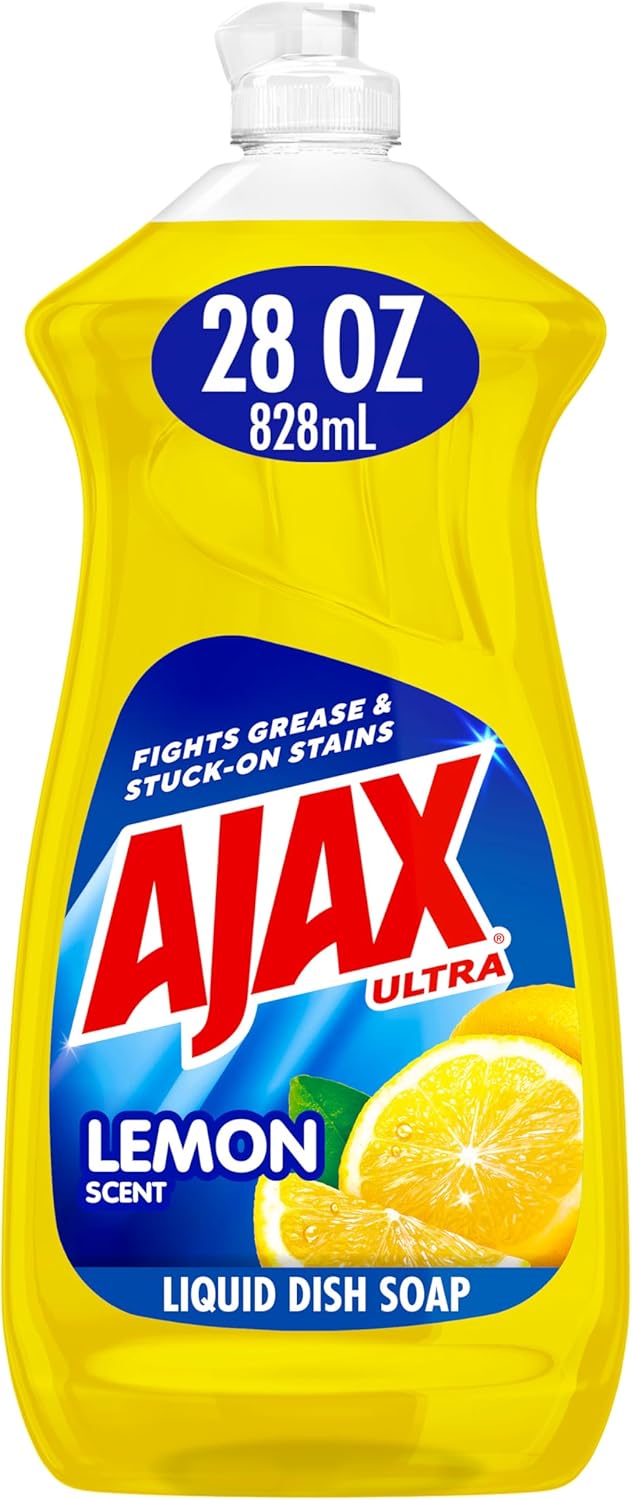 Ajax Lemon Dish Soap - 28 Fl Oz of Sparkling Clean Dishes