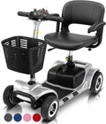 4-Wheel Mobility Scooter with Extended Battery - Long Range Travel