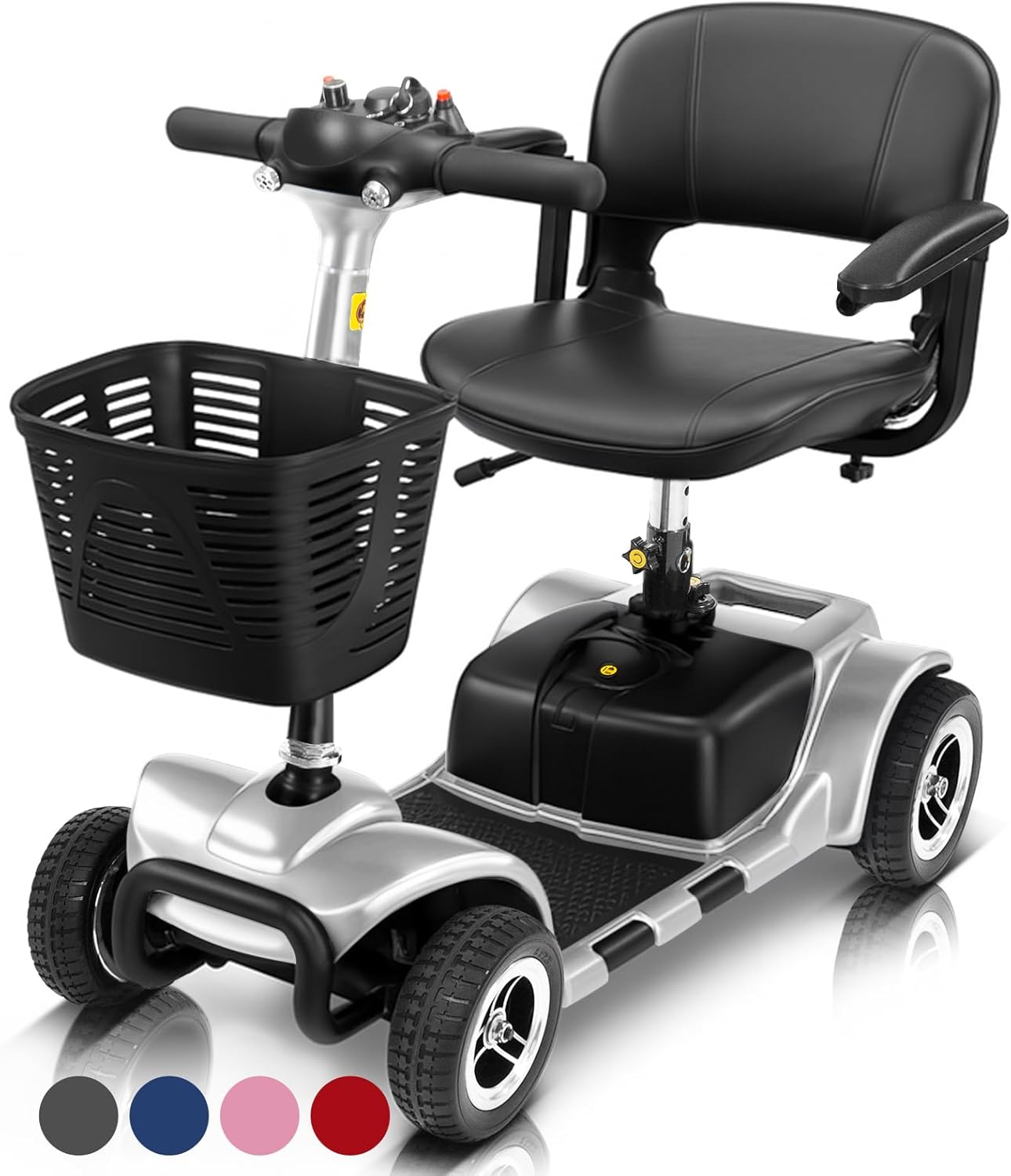 Vive 4 Wheel Mobility Scooter for Comfortable Travel and Ease