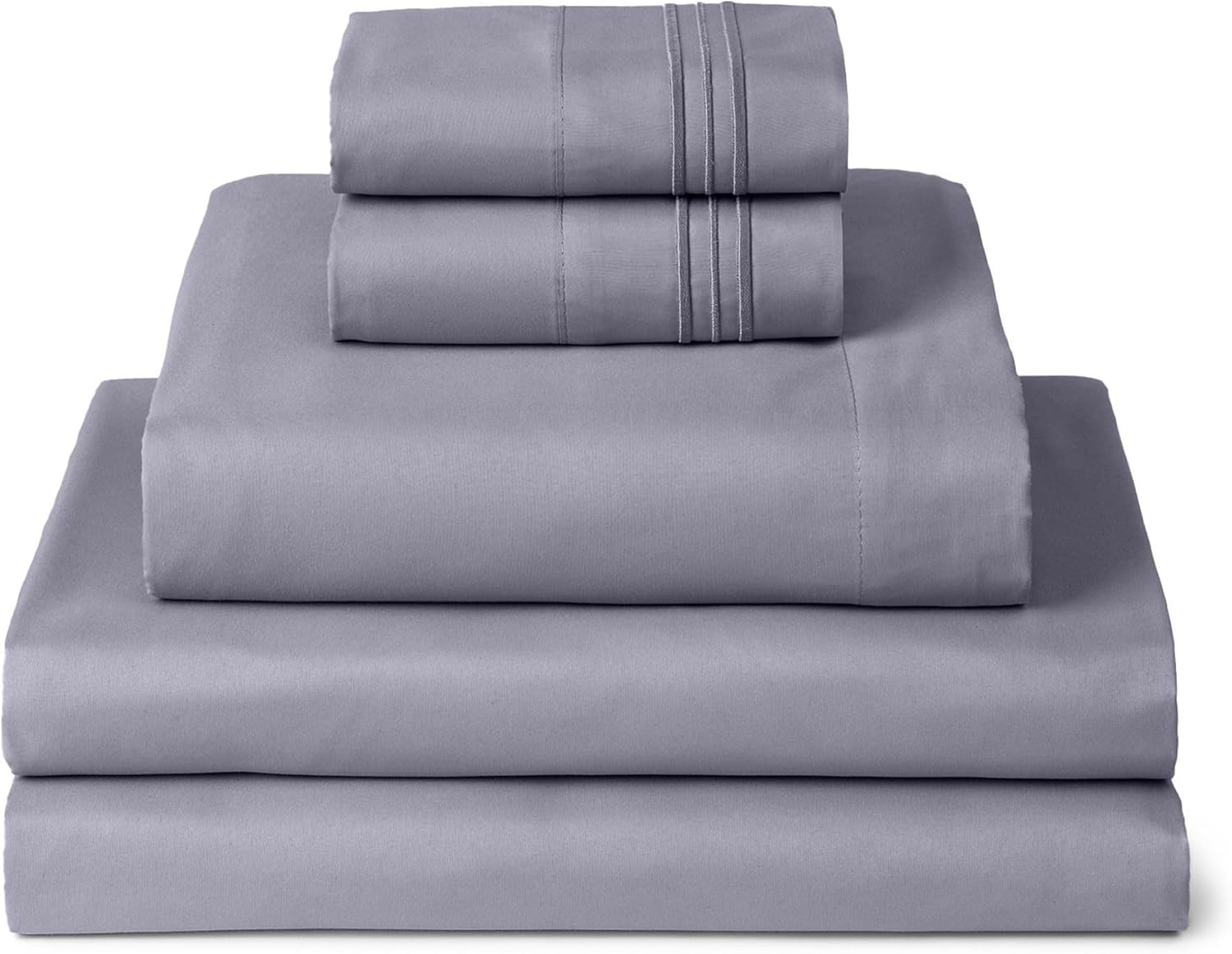 Mellanni Split King Sheets Set - Luxury Cooling Bedding for Comfort