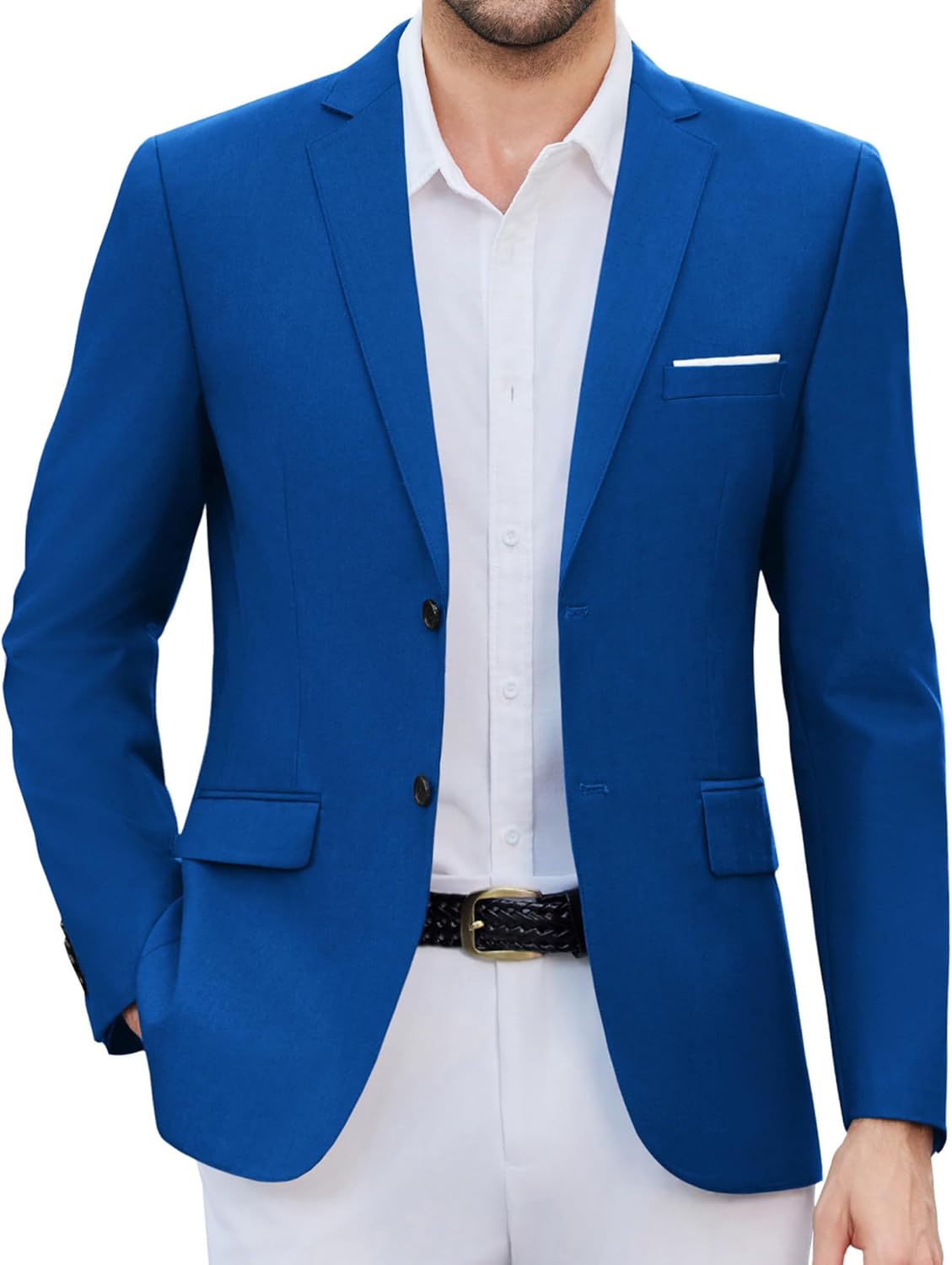 COOFANDY Mens Casual Blazer Lightweight Slim Fit Jacket