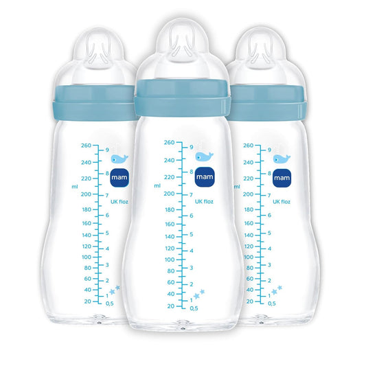MAM Premium Glass Baby Bottles for Easy Breast and Bottle Feeding