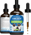 Pet Wellbeing Lung Gold for Cats - Herbal Respiratory Support