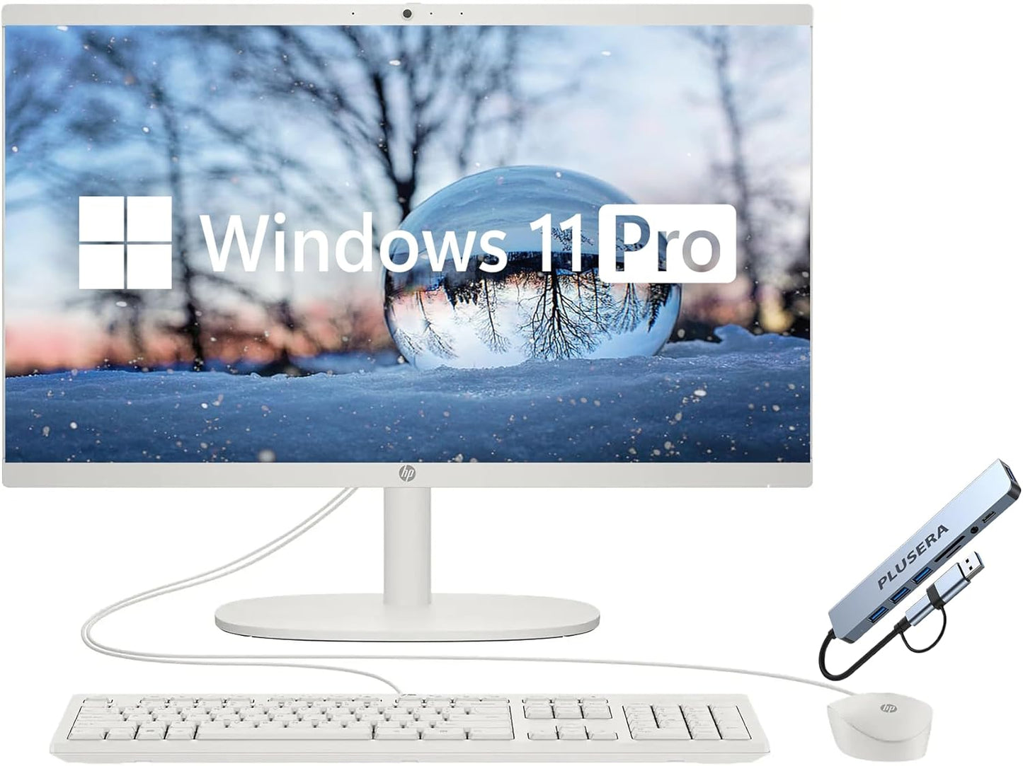 HP 21.5 FHD All-in-One Desktop Computer with 32GB RAM