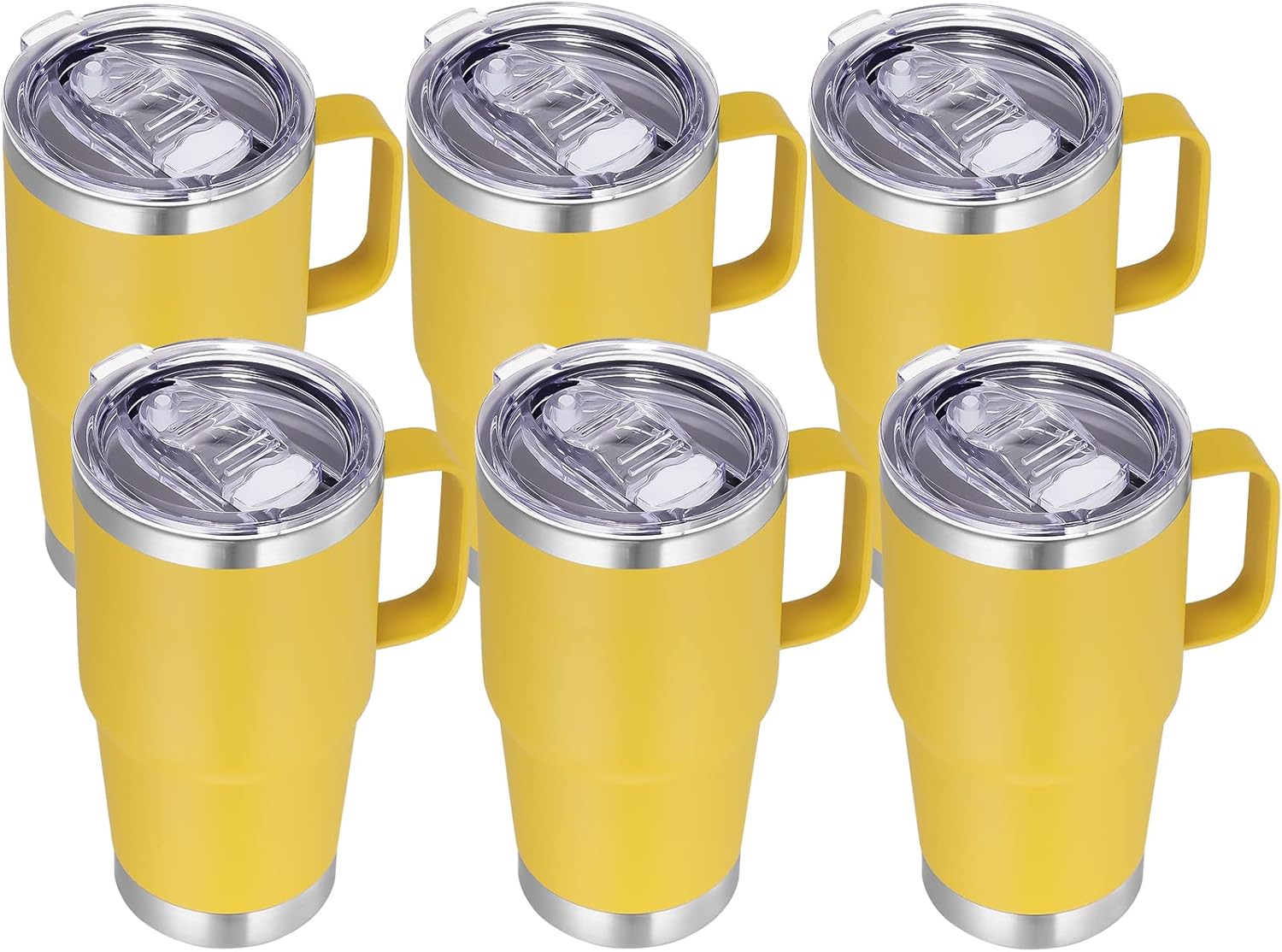 VEGOND 20 oz Tumbler Set with Handle and Straw for Travel