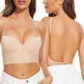 Low Back Bras for Women Seamless Lightly Lined Invisible (Style 974B)