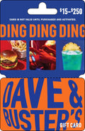 Dave & Buster's Gift Card for Fun and Entertainment Experiences