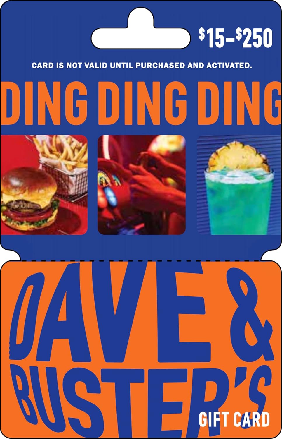 Dave & Buster's Gift Card for Fun and Entertainment Experiences