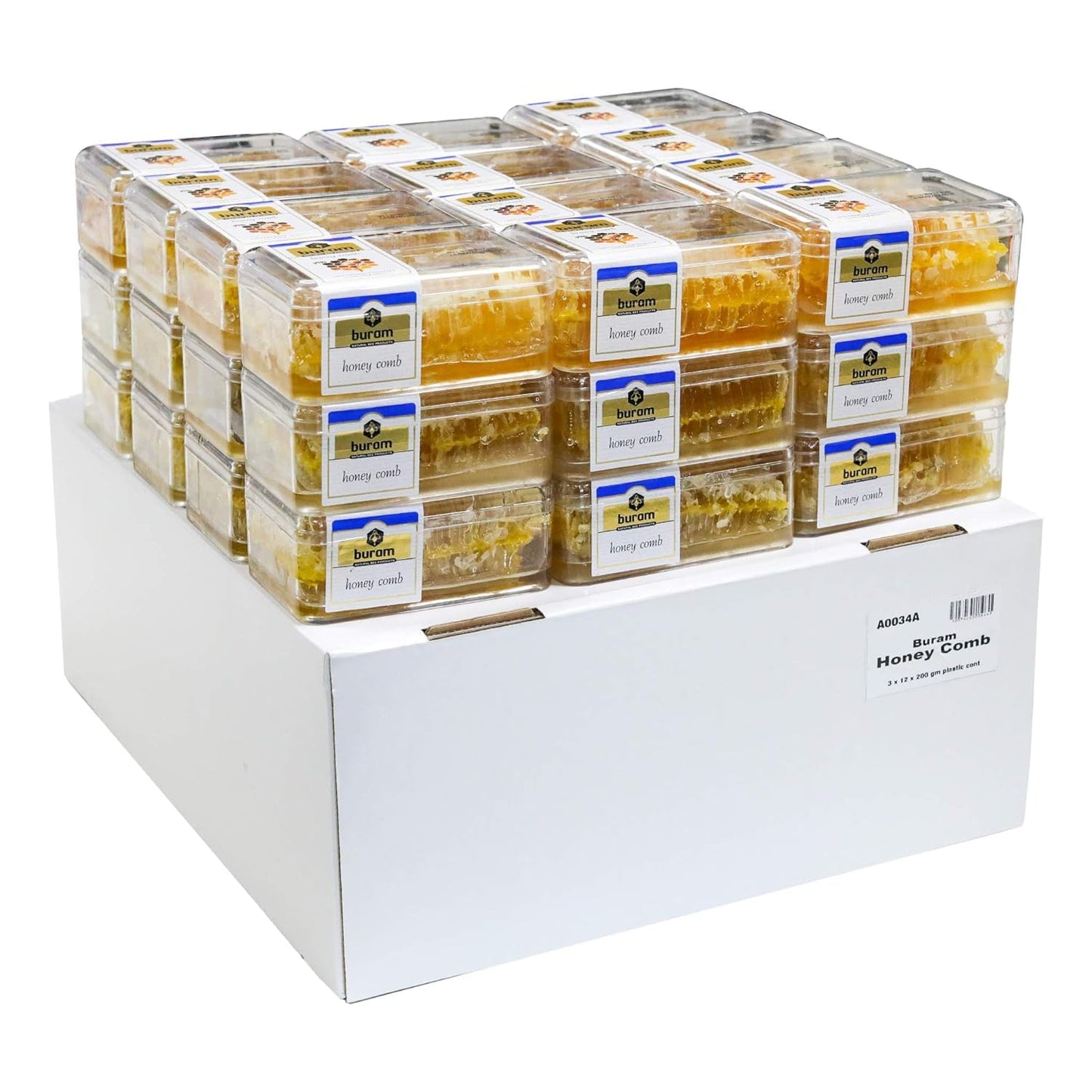 Buram 100% Pure Gourmet Raw Honeycomb - All-Natural Delight