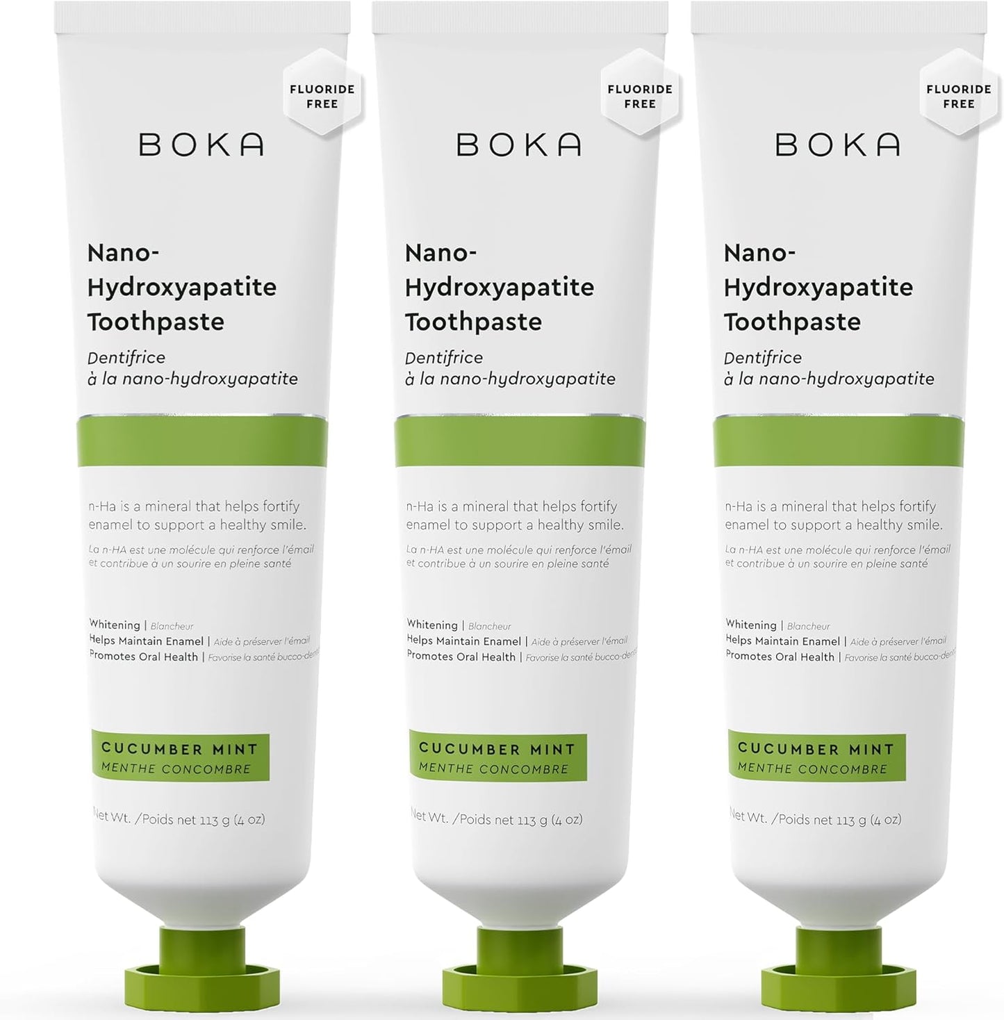 Boka Fluoride Free Toothpaste for Sensitive Teeth - 3Pk