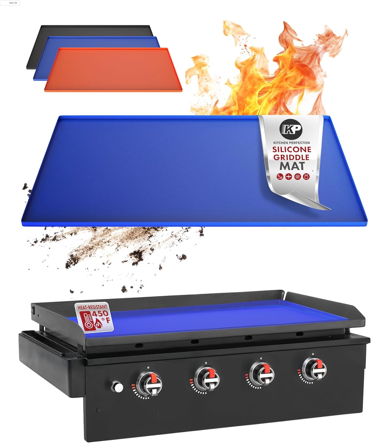 Premium Silicone Griddle Cover Mat for Blackstone 36 Inch Griddles