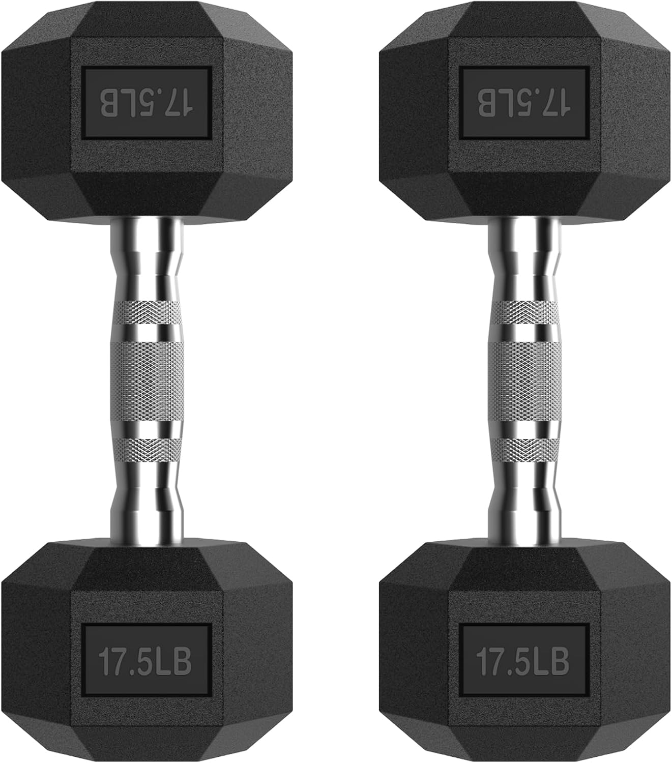 PAPABABE HEX Dumbbell Set for Home Gym and Strength Training