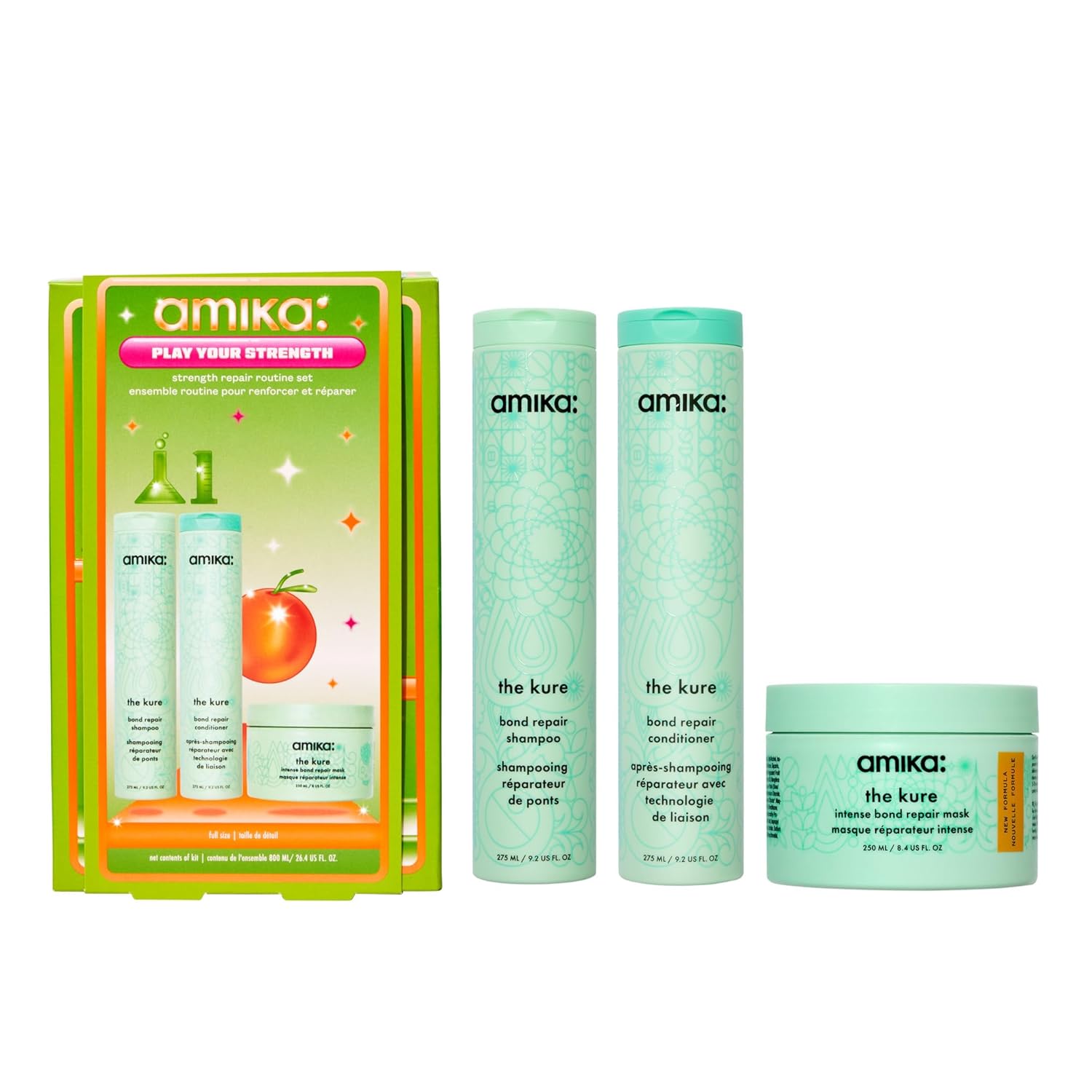 Amika Strength Repair Set: Power Your Hair