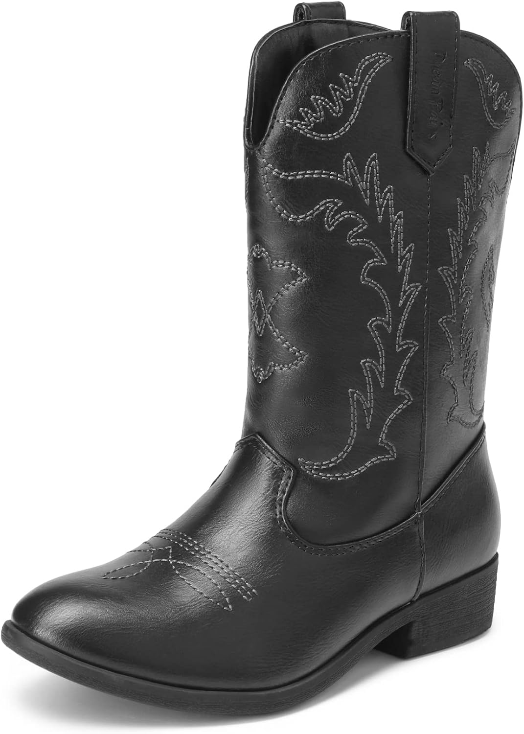 DREAM PAIRS Cowgirl Cowboy Western Boots for Kids Riding Shoes