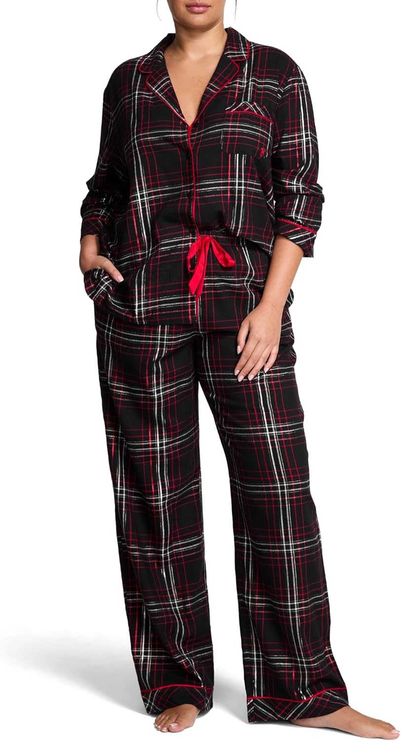 Victoria's Secret Flannel Pajama Set for Cozy Sleepwear