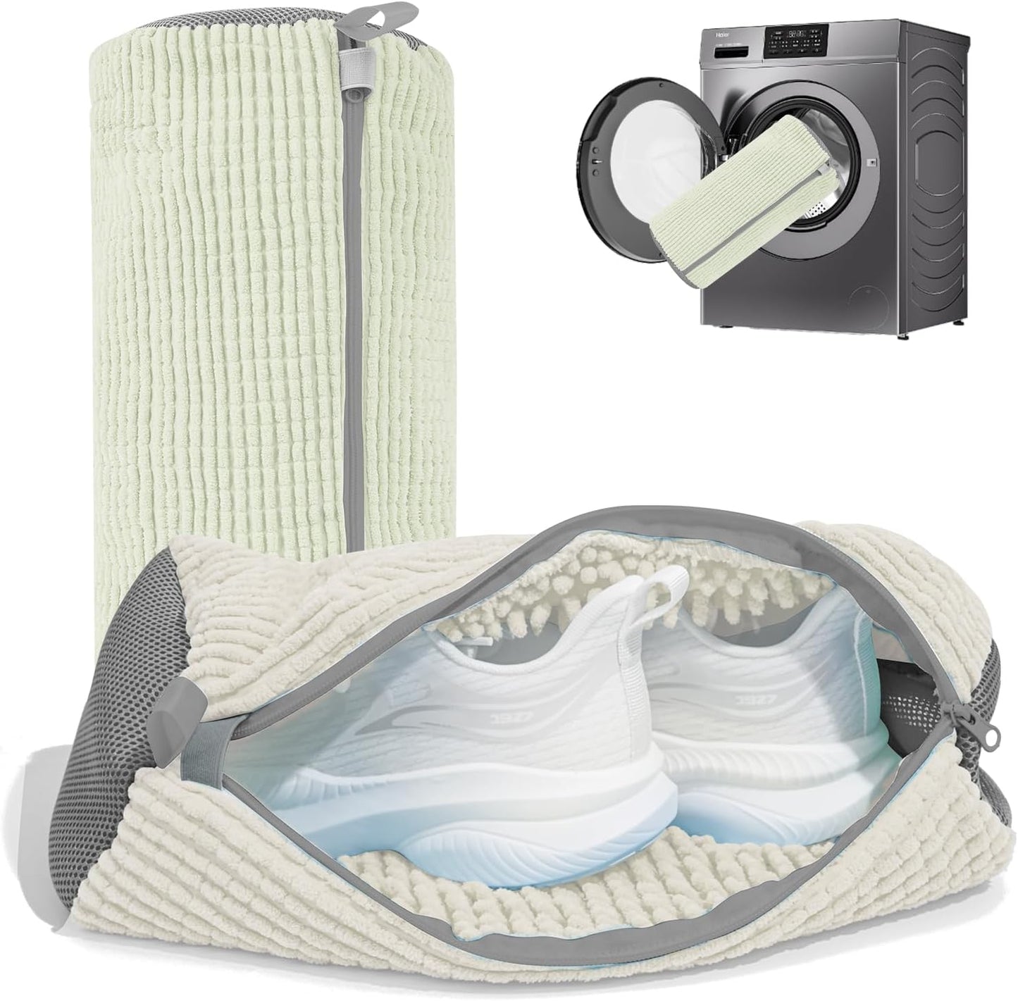 Sneaker Cleaning Kit: Reusable Washer Bag Set - Unstain Your Shoes!