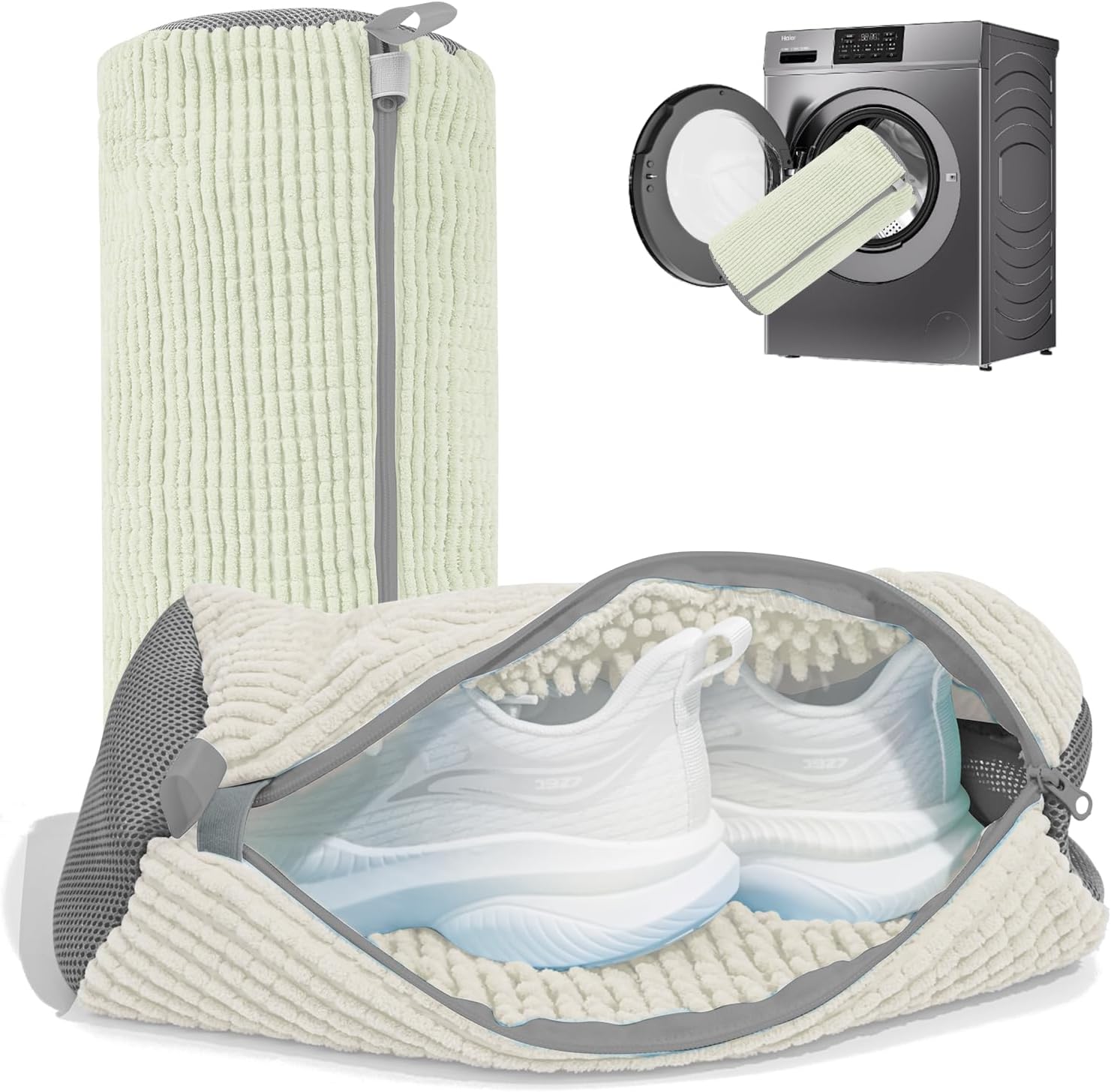 Sneaker Cleaning Kit: Reusable Washer Bag Set - Unstain Your Shoes!
