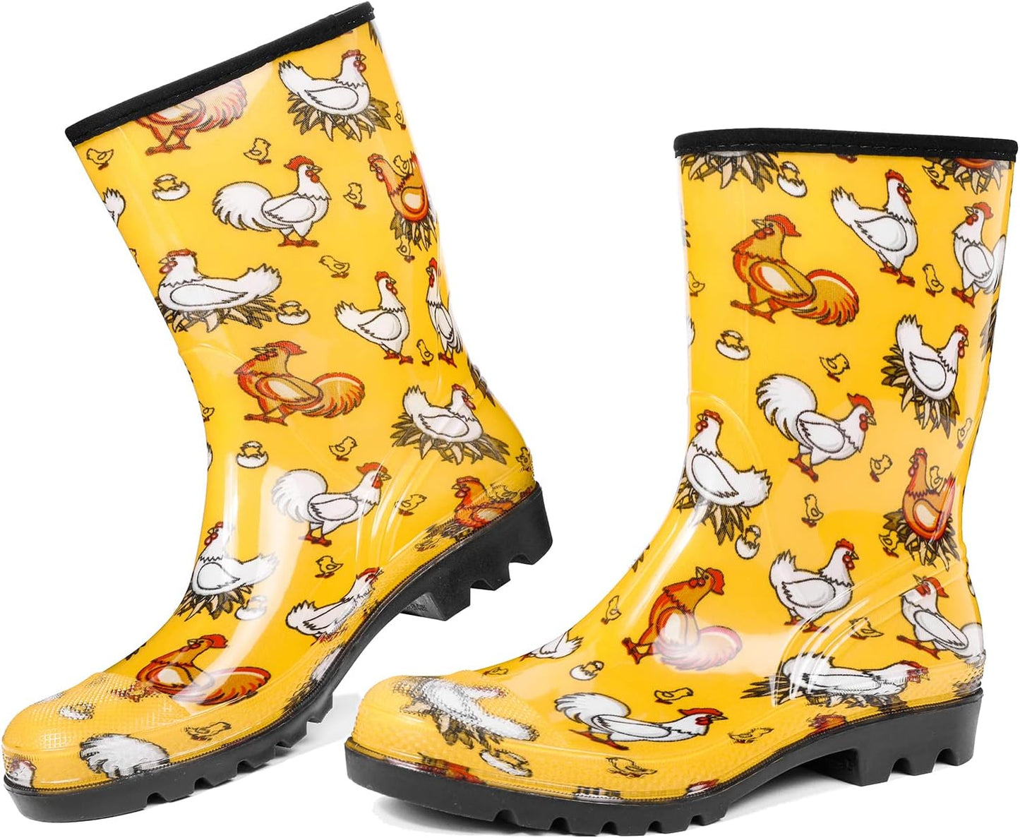 Waterproof Womens Rain Boots for Gardening and Outdoor Use