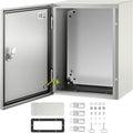 VEVOR NEMA Steel Enclosure, 16 x 12 x 8 in, IP66 Waterproof