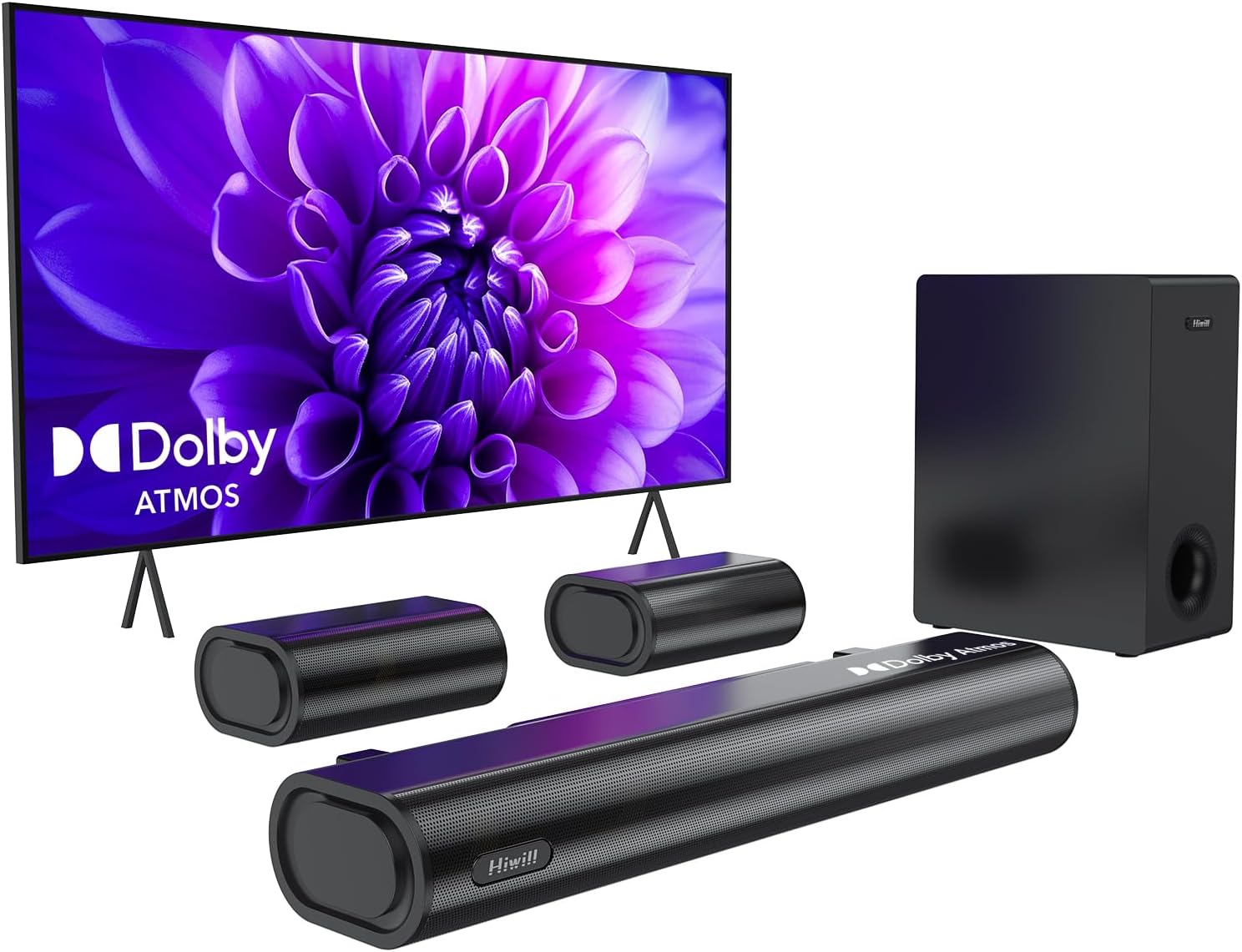 Immerse Yourself: Hiwill 5.1ch Dolby Atmos Soundbar
