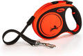 Retractable Tape Leash for Large Dogs up to 143 lbs - Controlled