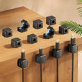 12 Pack Cord Organizer Holder - Magnetic Cable Clips for Desk