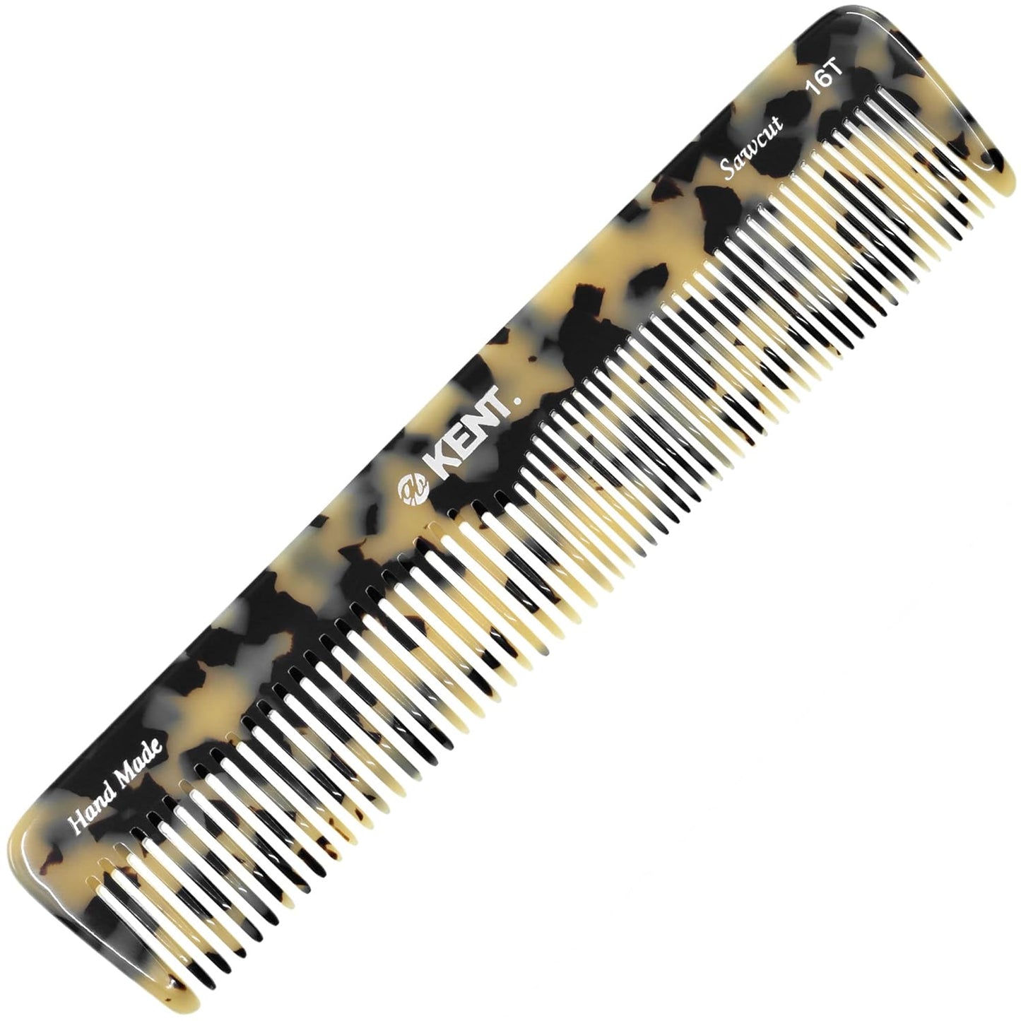 Kent 16T TW Fine Tooth and Wide Tooth Comb for Grooming