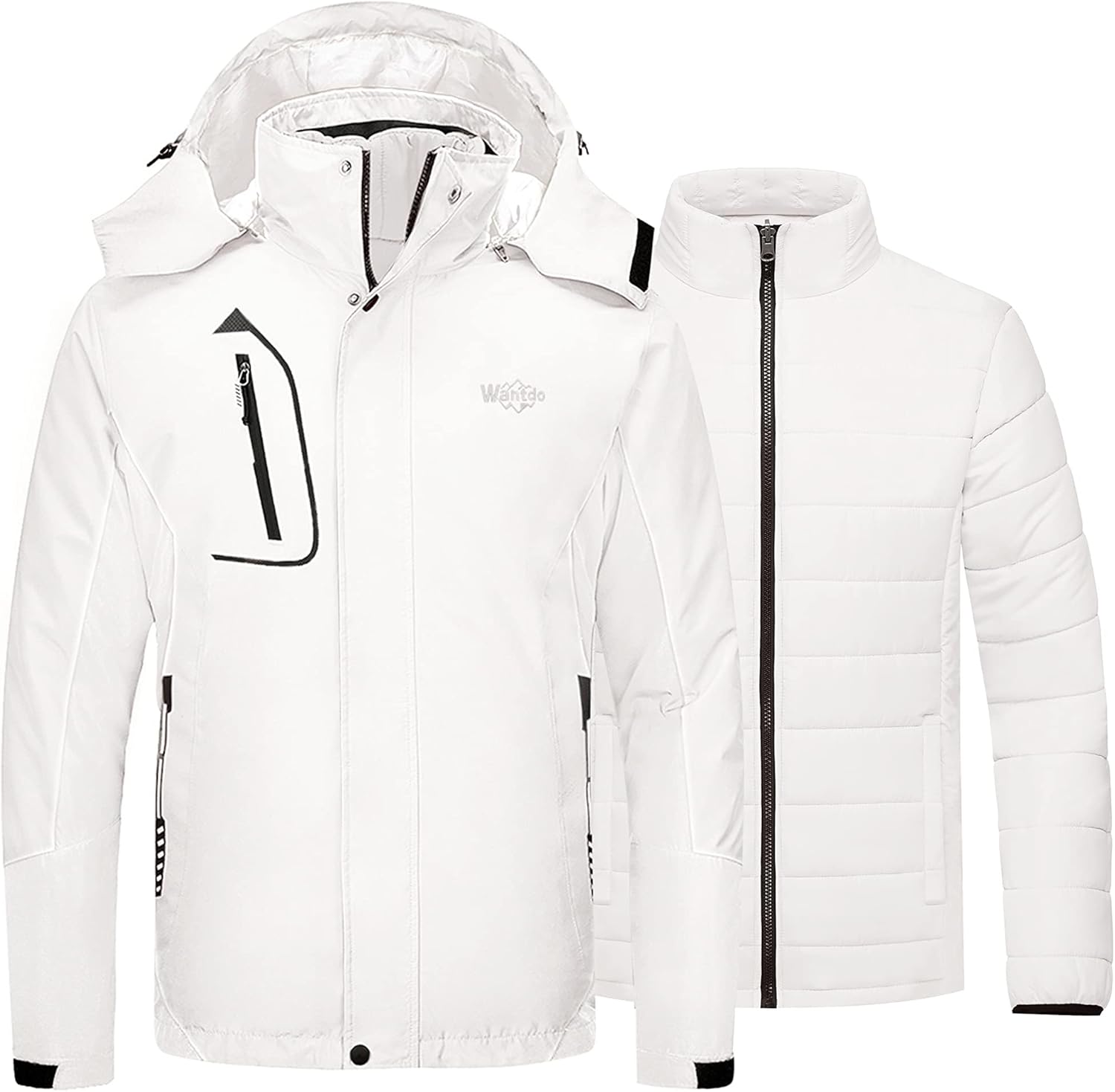 Ultimate Winter Protection: Wantdo 3-in-1 Ski Jacket