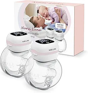 Hands Free Double Wearable Breast Pump with Smart Touchscreen