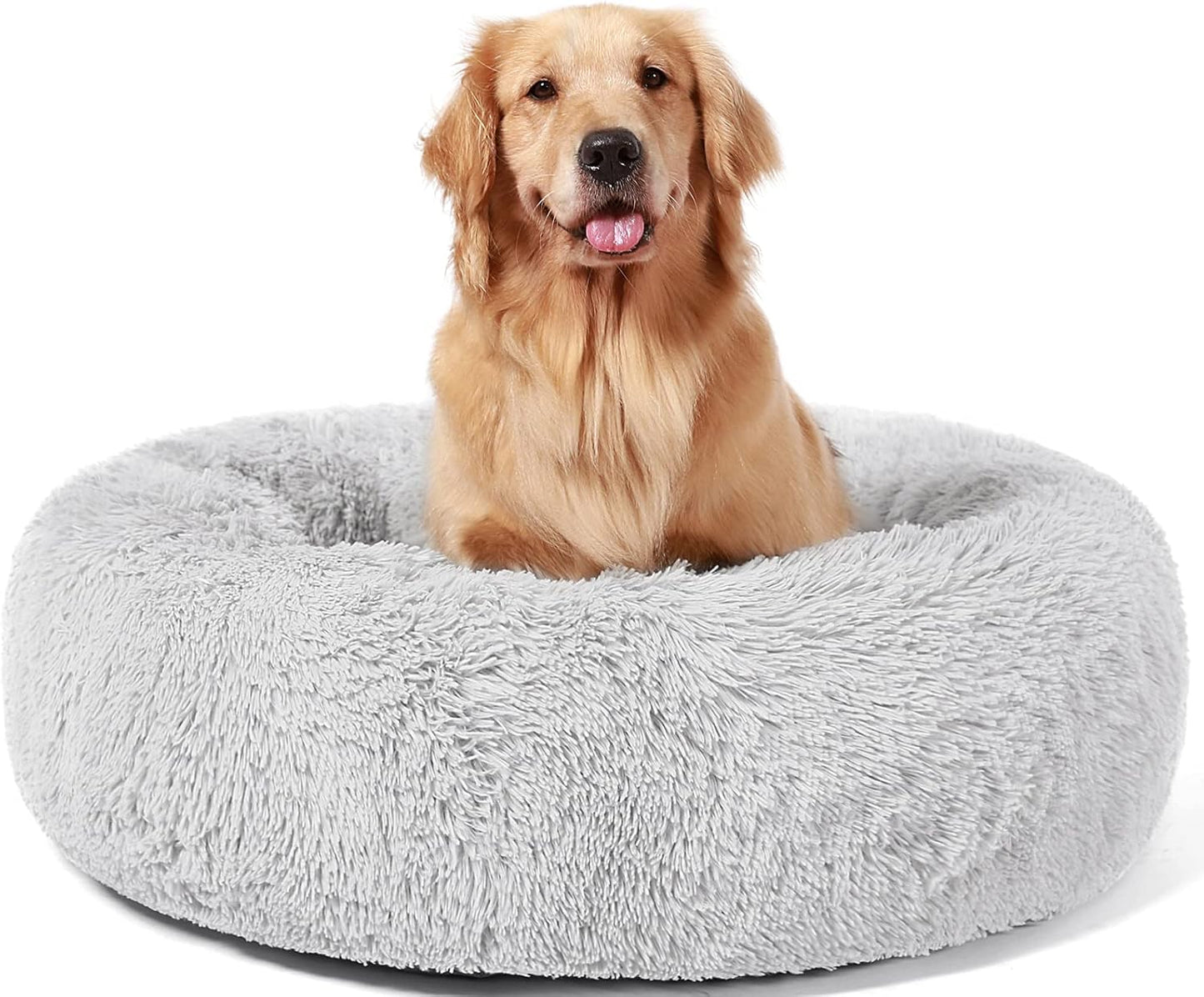 Hachikitty Calming Donut Cuddler for Large Dogs, 36in Bed
