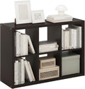 Furinno CUBICLE 6-Cube Thick Frame Bookshelf - Reversible Storage