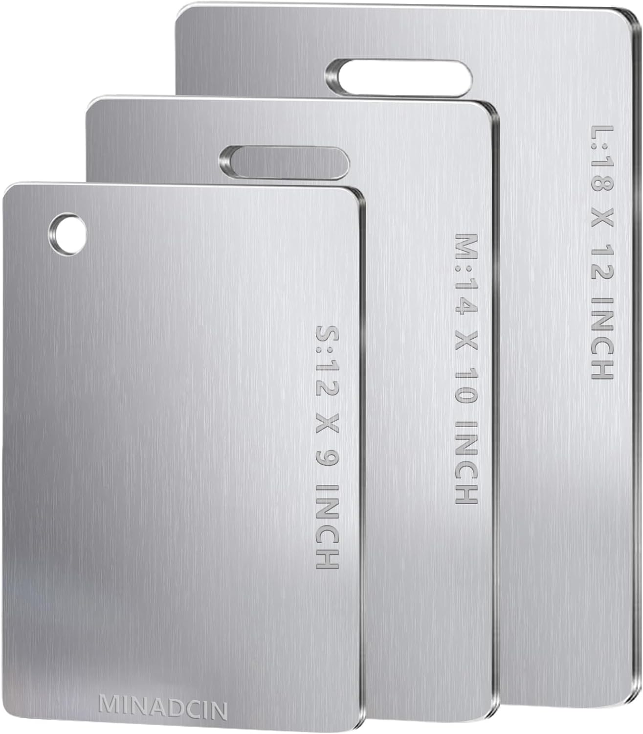 Titanium Cutting Boards for Kitchen - 3Pcs Food Grade Quality